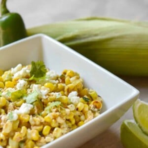 esquites in bowl.