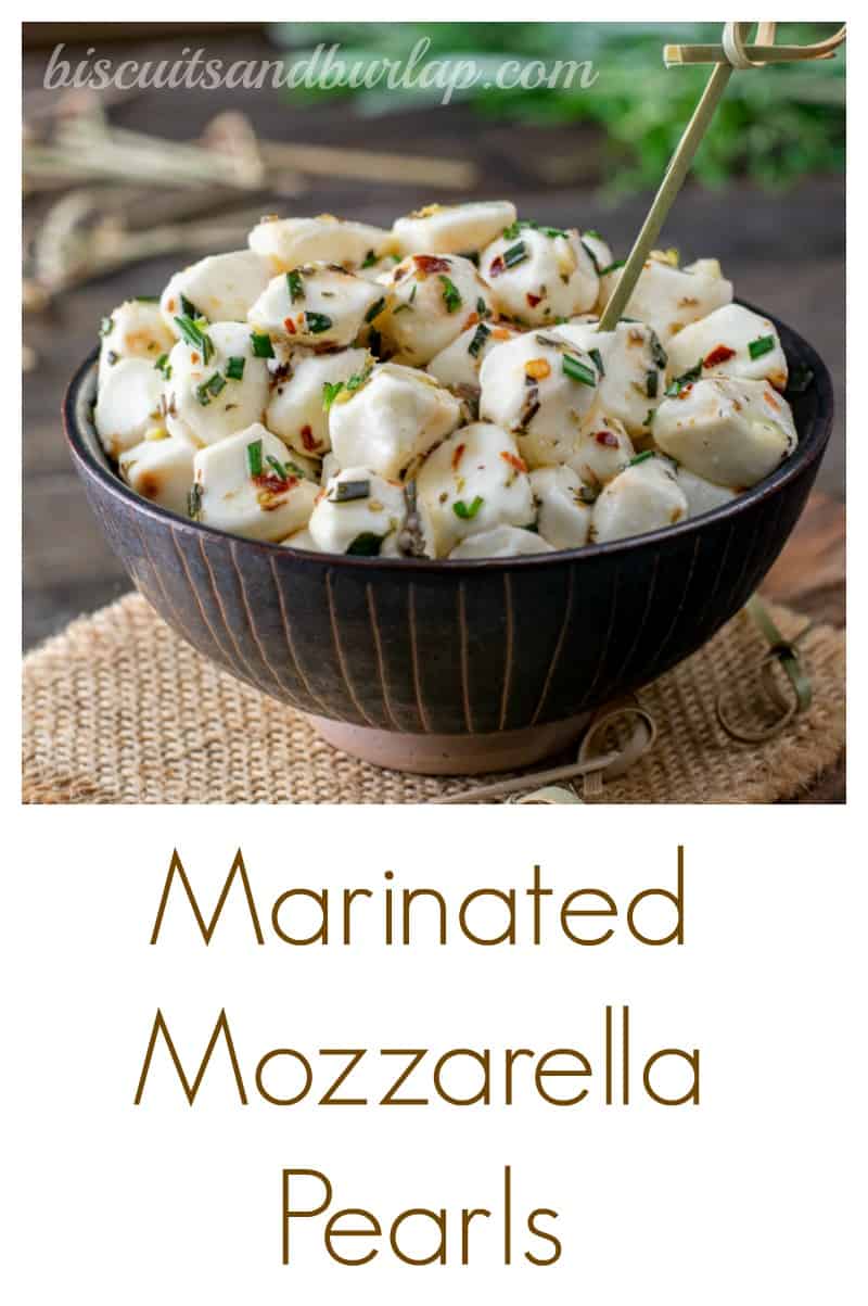 Marinated Mozzarella Pearls Recipe (Video)