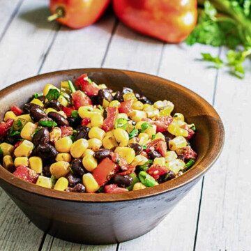 mexican dip in bowl.