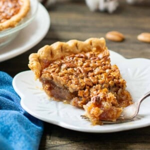 slice of pecan pie.