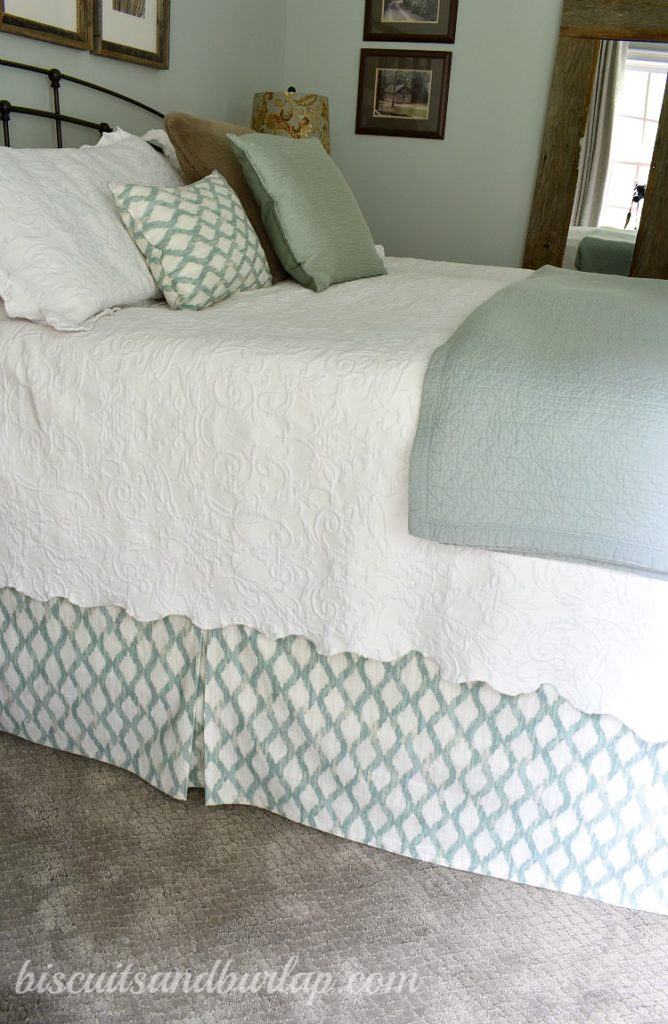 How to Make a DIY Bed Skirt