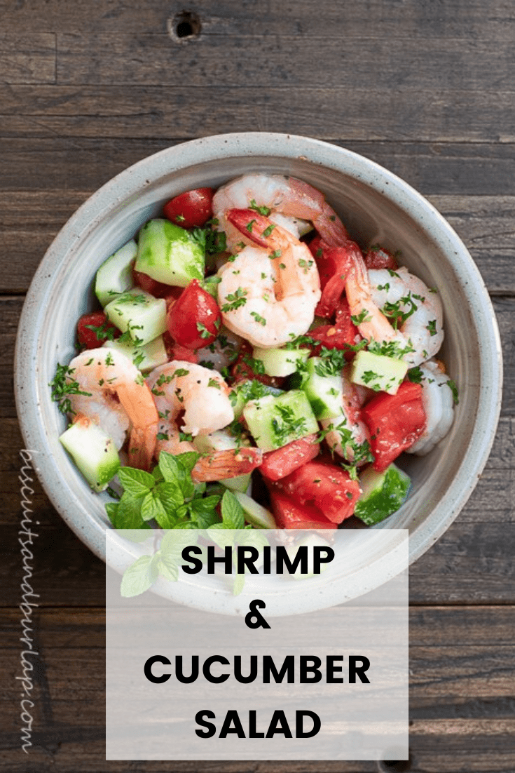 Spicy Cucumber and Shrimp Salad