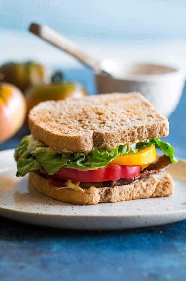 Brown butter mayo makes these BLT's special
