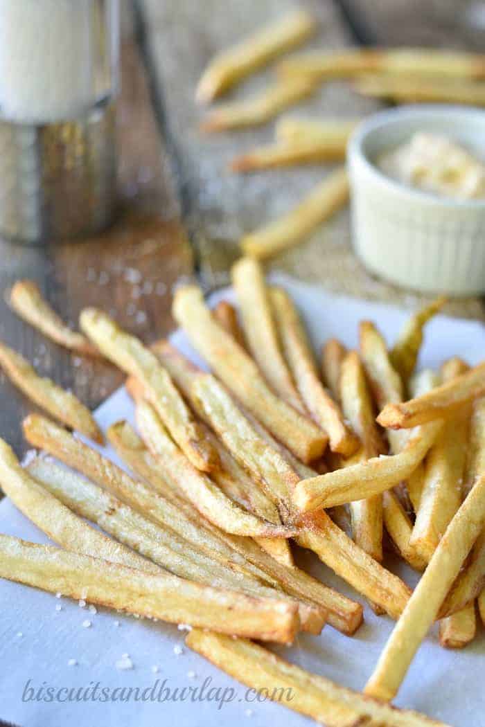 homemade french fries