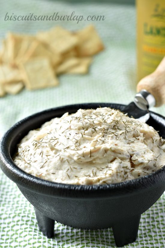 Smoked Fish Dip better than at your favorite beach bar from BiscuitsandBurlap.com