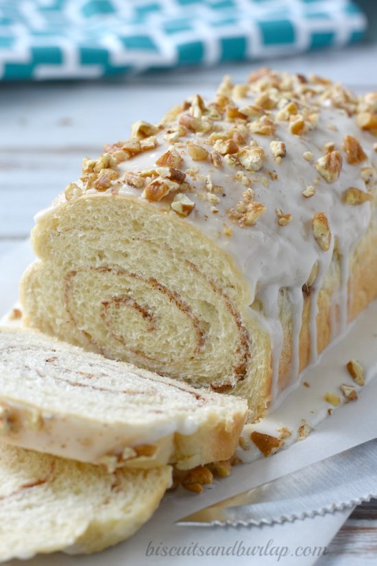 Cinnamon bread makes any morning special. From BiscuitsandBurlap.com