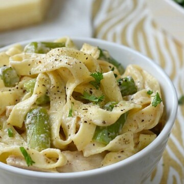 This complete meal is easy, but impressive enough to serve company. From BiscuitsandBurlap.com