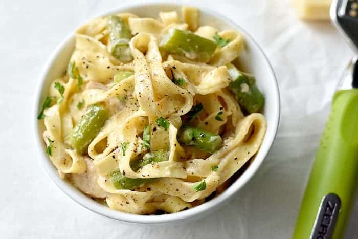This complete meal is easy, but impressive enough to serve company. From BiscuitsandBurlap.com