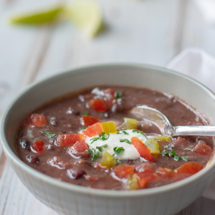 Black Bean Soup with Ham