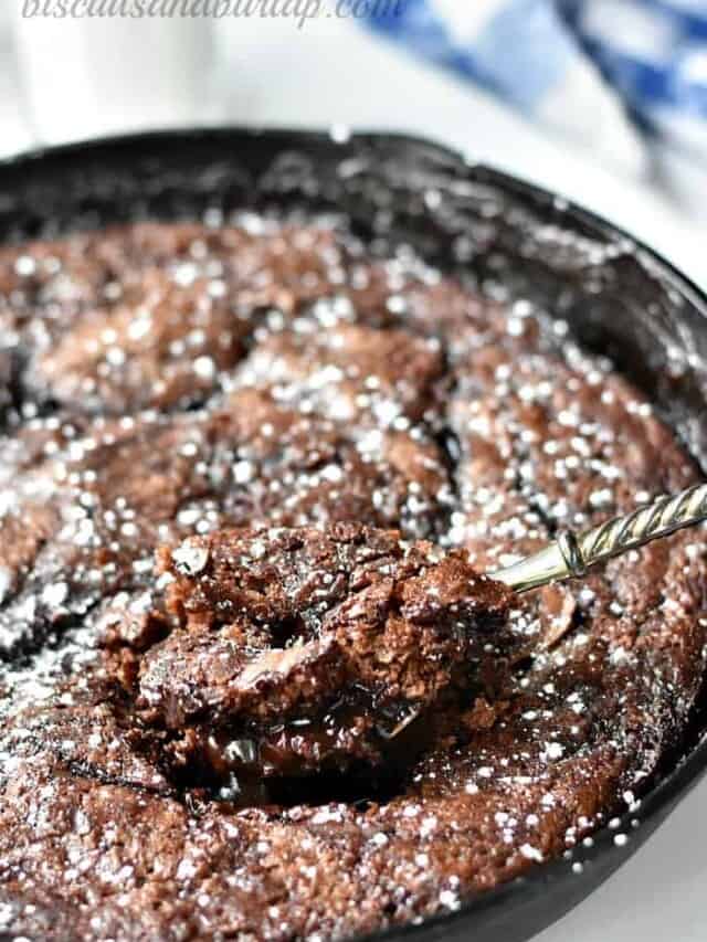 Hot Fudge Pudding Cake Biscuits & Burlap