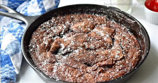 Hot Fudge Pudding Cake is simple and easy. From BiscuitsandBurlap.com