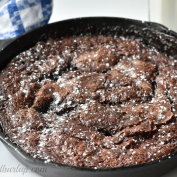 Hot Fudge Pudding Cake is simple and easy. From BiscuitsandBurlap.com