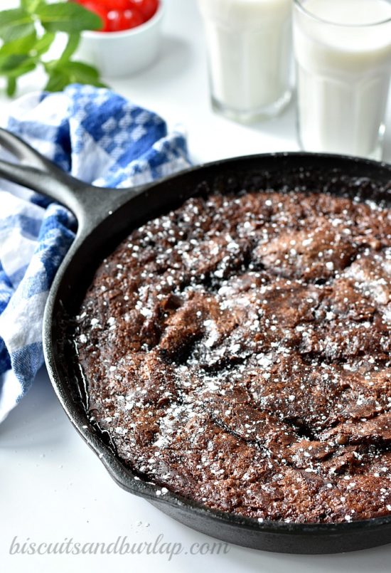 Hot Fudge Pudding Cake is simple and easy. From BiscuitsandBurlap.com