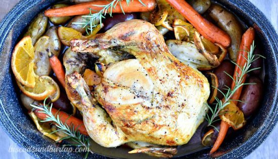 Citrus Rosemary Roasted Chicken