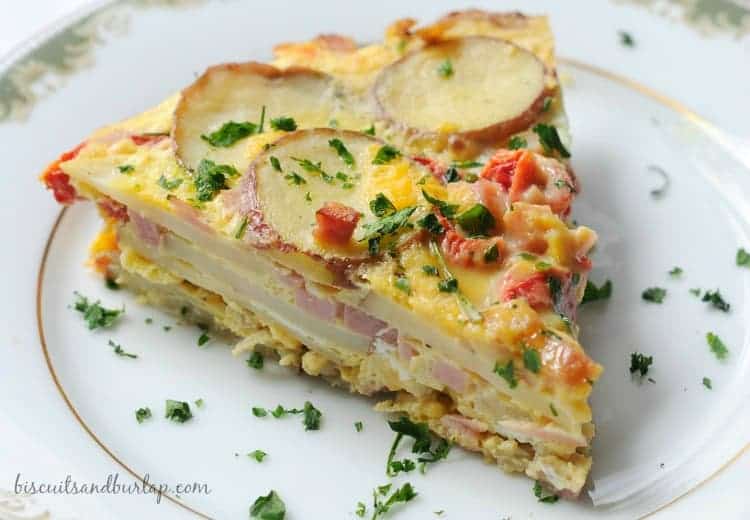 Ham and Potato Frittata