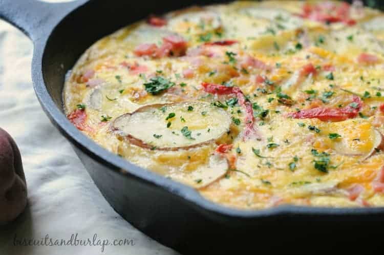 Ham and Potato Frittata