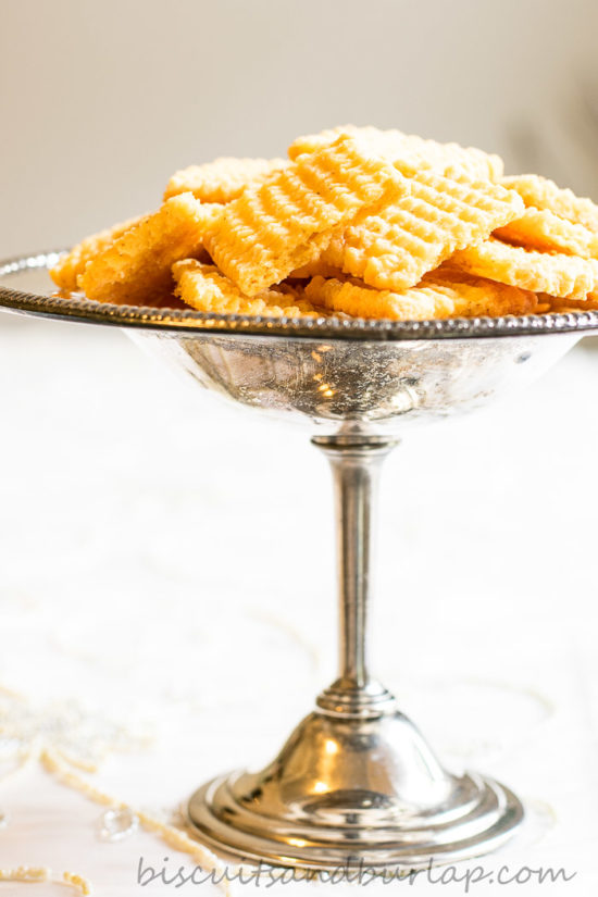 cheese-straws are the perfect southern treat