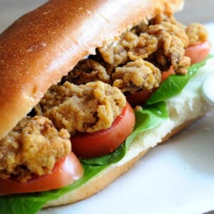Fried Oyster Po'Boy'Boy