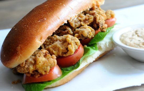 Fried Oyster Po'Boy