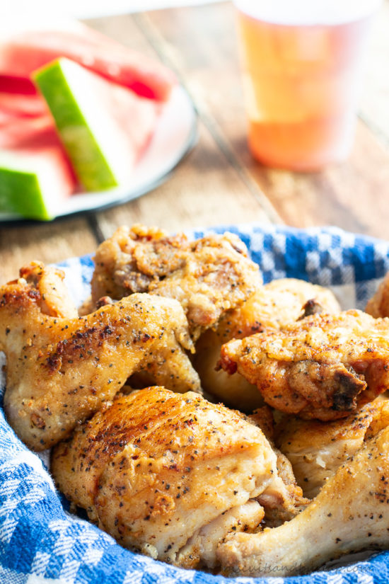 Fried Chicken like your grandma made. From BiscuitsandBurlap.com