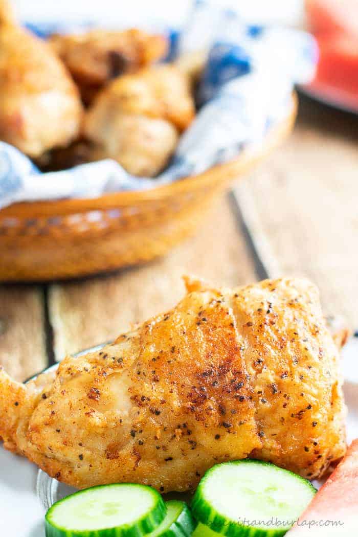 Fried Chicken like your grandma made. From BiscuitsandBurlap.com