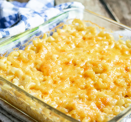 macaroni and cheese sharp cheddar milk eggs crackers