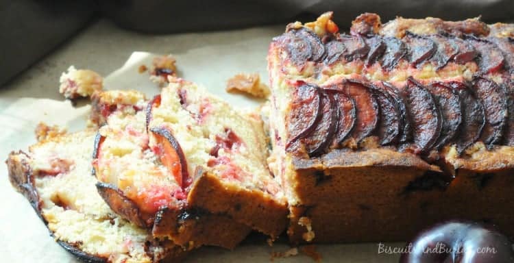 Spiced Plum Coffee Cake from Biscuits & Burlap