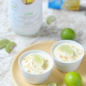 Key Lime Pie Pudding Shots from Biscuits and Burlap