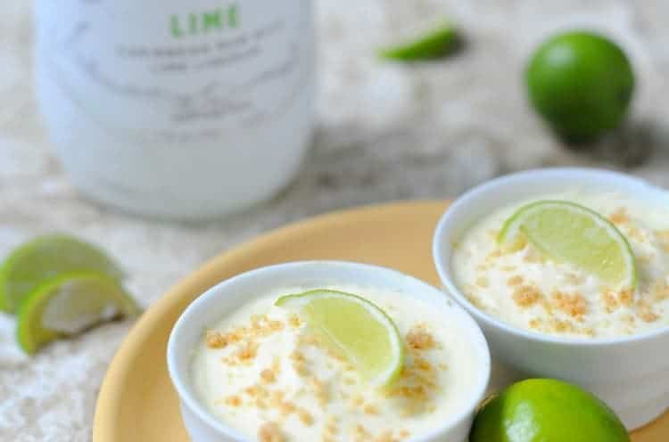 Key Lime Pie Pudding Shots from Biscuits and Burlap