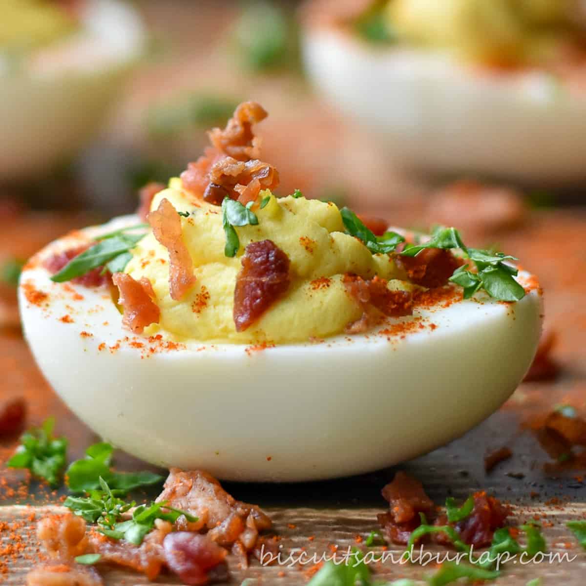 Bacon Jalapeno Deviled Eggs