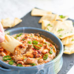 Blackeyed Pea Hummus makes a fun, southern appetizer.