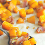 Maple Bourlbon Butternut Squash with Bacon