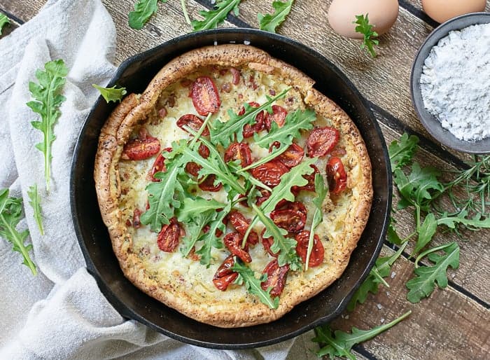 Savory Dutch Baby will impress everyone, but is so easy. It's the perfect dish for brunch or dinner.