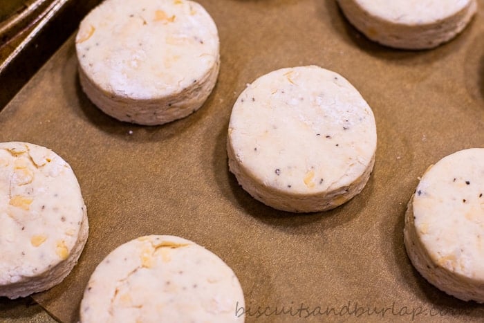 Asiago Cheese & Black pepper biscuits have just 4 ingredients!