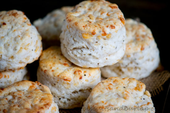Asiago Cheese & Black pepper biscuits have just 4 ingredients!