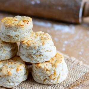 Asiago Cheese & Black pepper biscuits have just 4 ingredients!