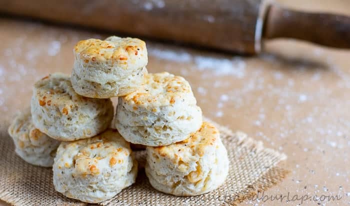 Asiago Cheese & Black pepper biscuits have just 4 ingredients!