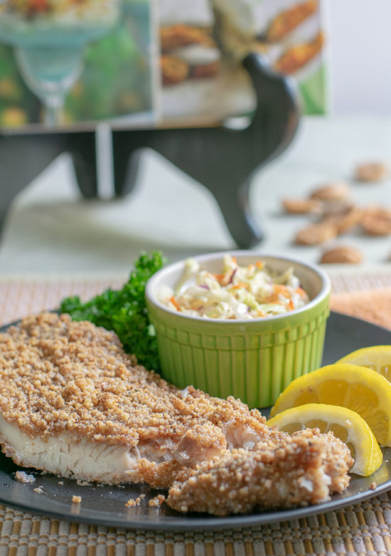 Pecan crusted catfish is a healthy alternative to fried fish