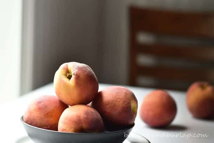 Chilled Peach Soup with Cucumbers makes an easy, but elegant first course.