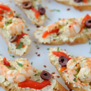 Greek Shrimp Crostini