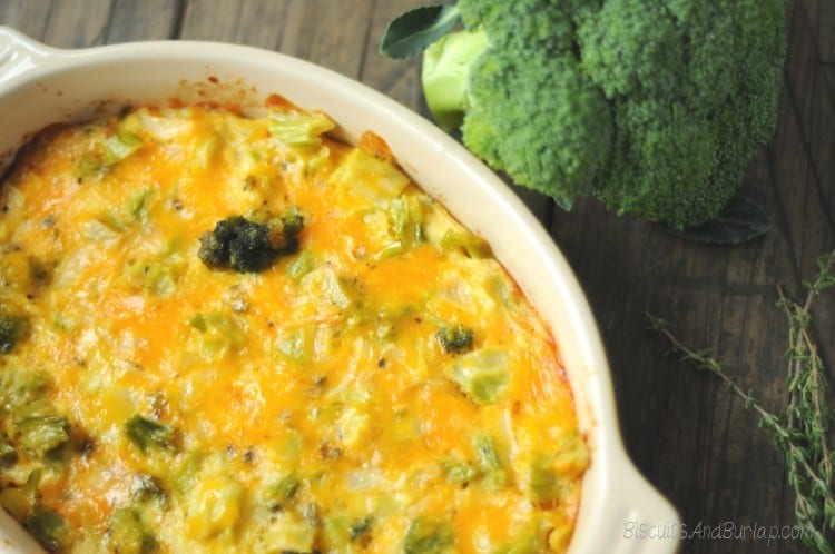 keto broccoli casserole