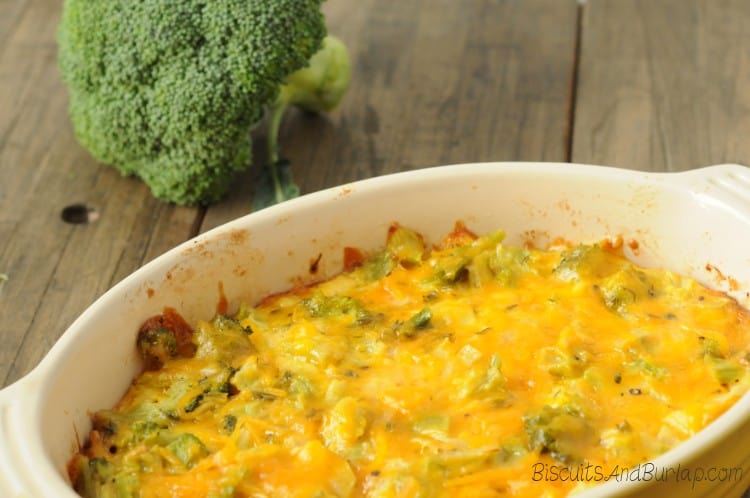 low carb broccoli casserole