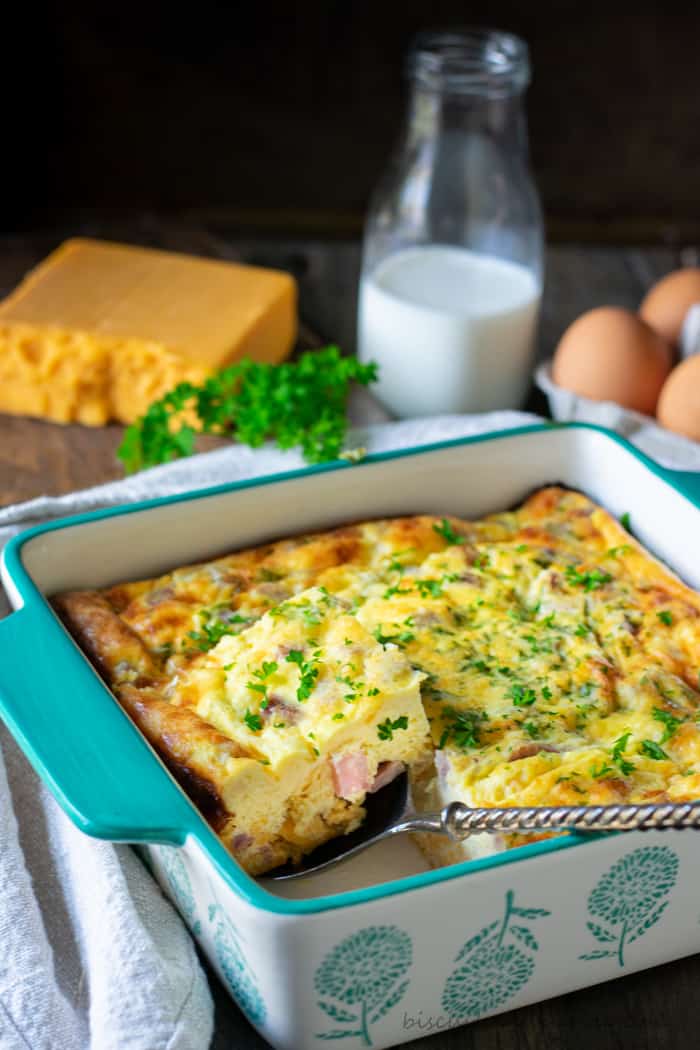 Low Carb Breakfast Casserole With Ham