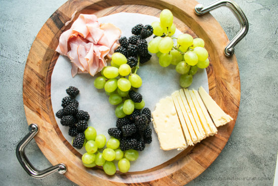 grazing board design for breakfast