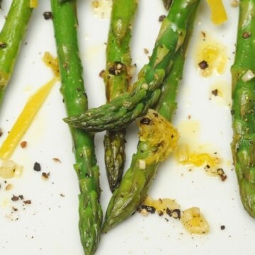 Roasted Asparagus with Lemon and Garlic
