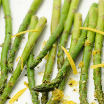 Roasted Asparagus with Lemon and Garlic