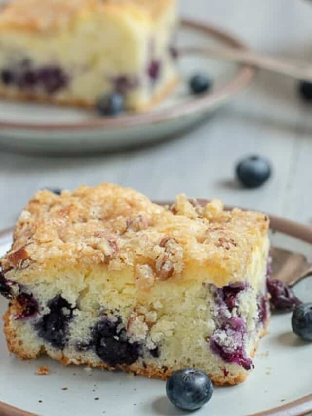 Blueberry cream cheese crumb cake more biscuits burlap