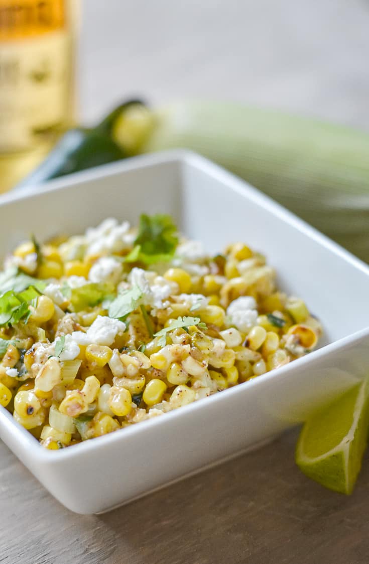 esquites in bowl