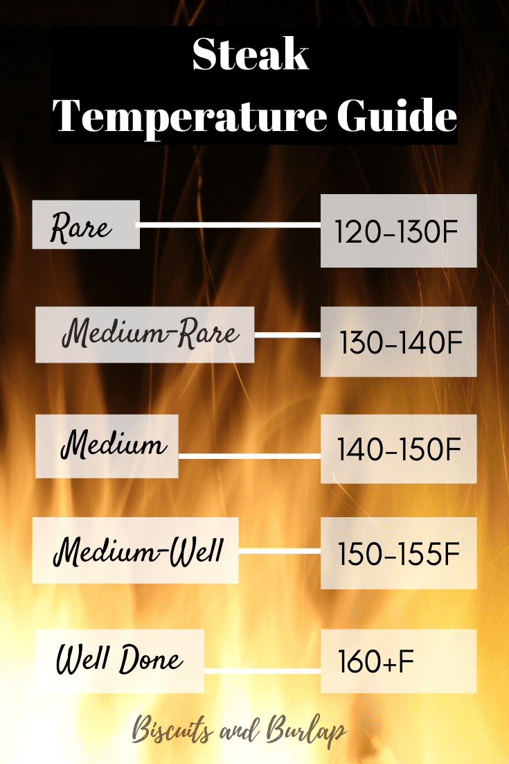 steak temperature guide