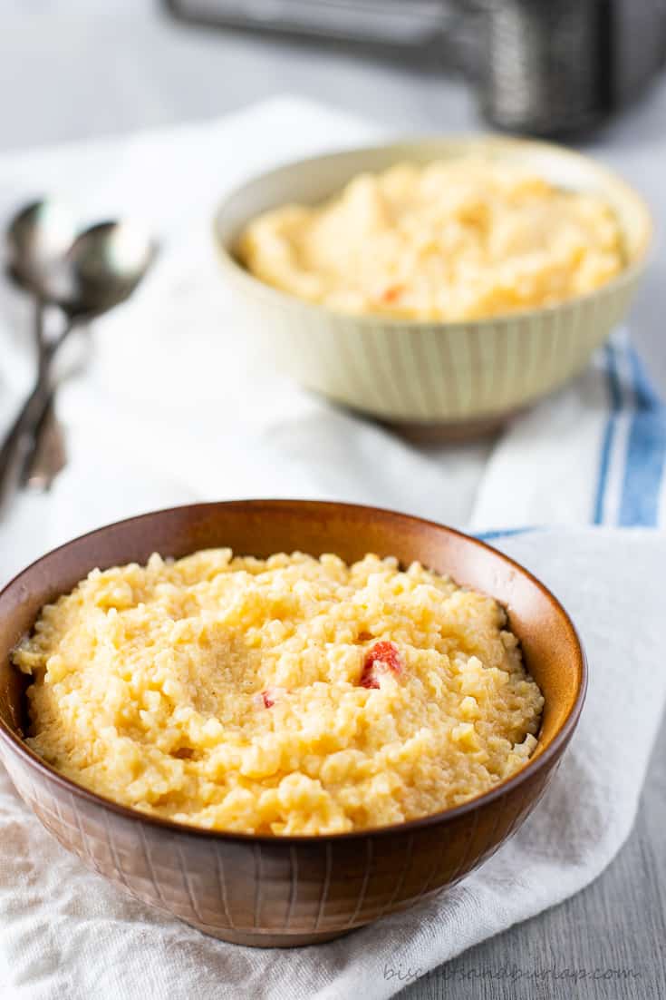 Pimento Cheese Grits Biscuits & Burlap
